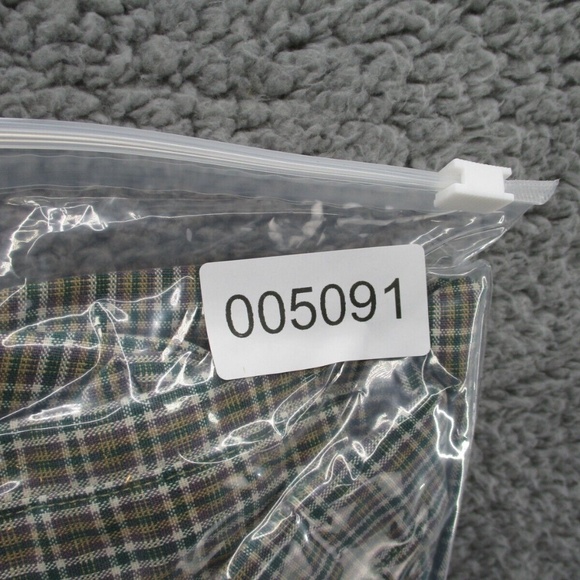 Carhartt Long Sleeve Shirt Gingham Plaid Mens 2XL XXL Green Yellow Western - Picture 13 of 13